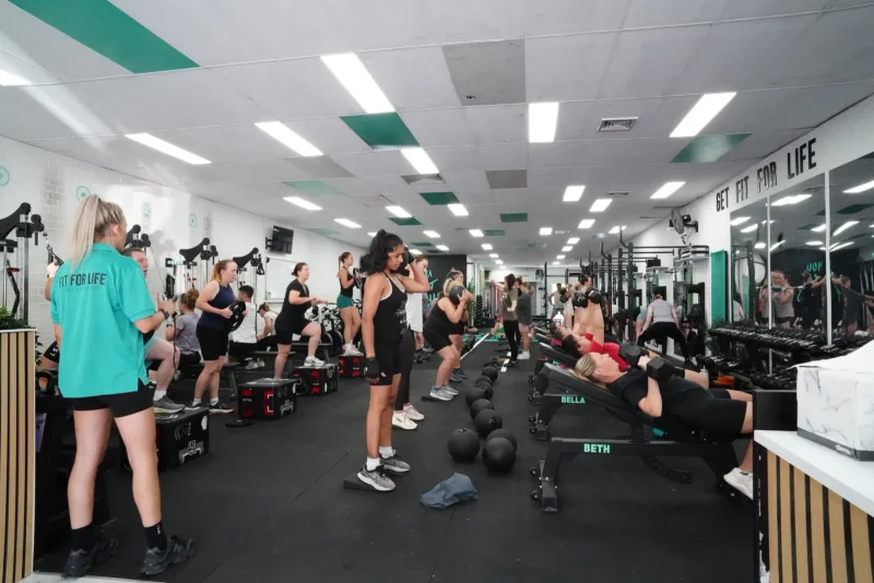 Coaches and members training at Fit For Life Health and Fitness